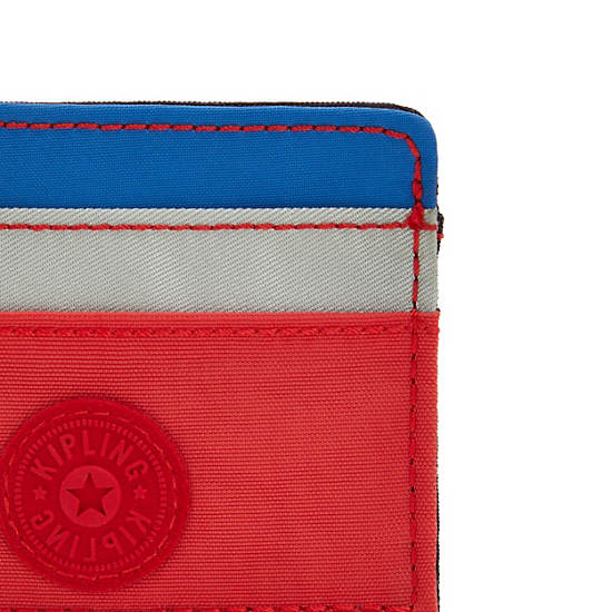 Kipling Cardy Card Holder Tassen Blauw Rood | België 1162YX